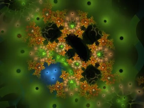 Imaginatory fractal background Image 스톡 일러스트