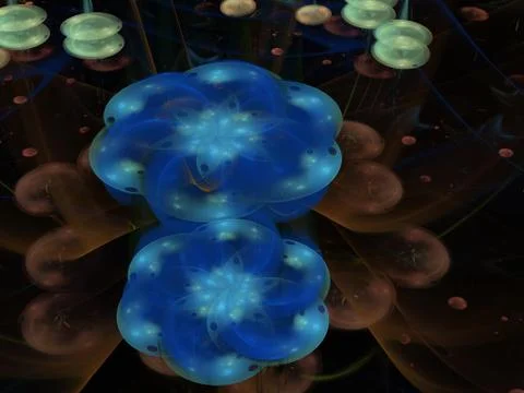 Imaginatory fractal background Image Illustrazione stock