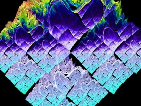 Imaginatory fractal background Image 스톡 일러스트