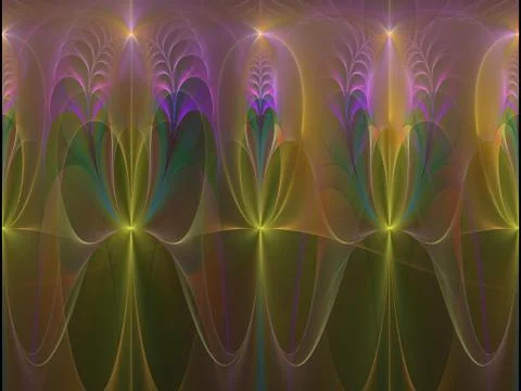 Imaginatory fractal background Image イラスト素材