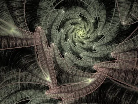Imaginatory fractal background Image 스톡 일러스트