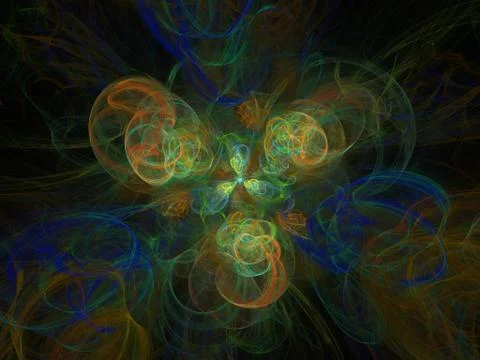 Imaginatory fractal background Image Illustrazione stock