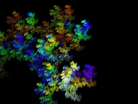 Imaginatory fractal background Image 스톡 일러스트