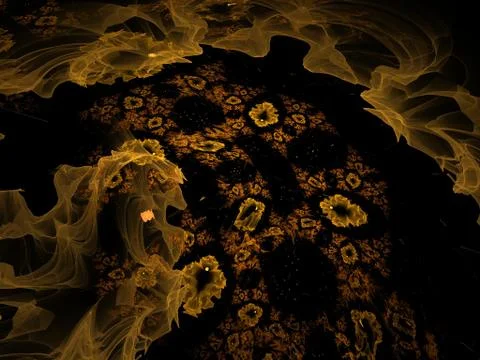 Imaginatory fractal background Image 스톡 일러스트