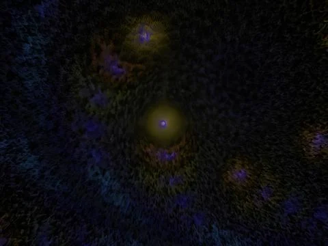 Imaginatory fractal background Image Stockillustratie