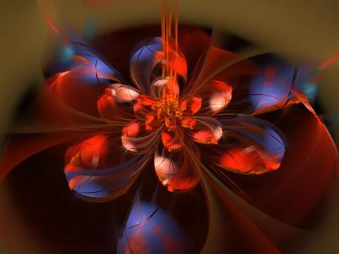 Imaginatory fractal background Image Stock Illustration
