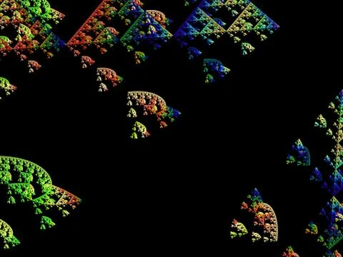 Imaginatory fractal background Image 스톡 일러스트