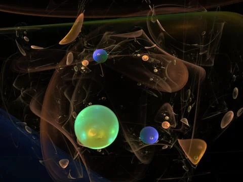 Imaginatory fractal background Image 스톡 일러스트