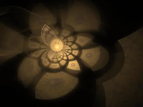 Imaginatory fractal background Image Illustrazione stock