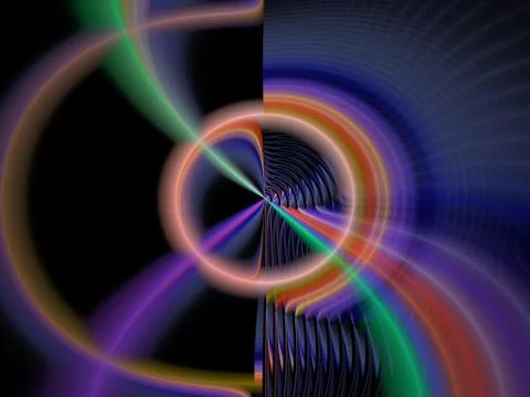 Imaginatory fractal background Image 스톡 일러스트