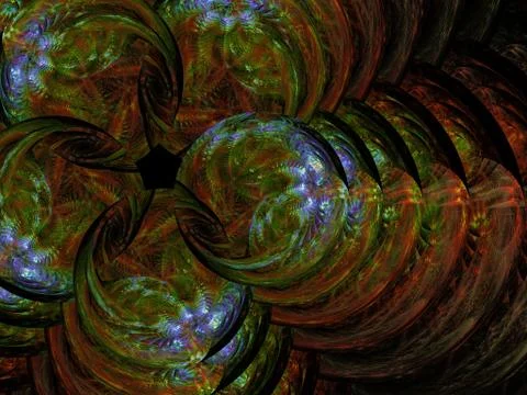 Imaginatory fractal background Image Illustrazione stock