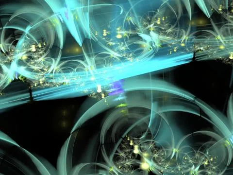 Imaginatory fractal background Image 스톡 일러스트
