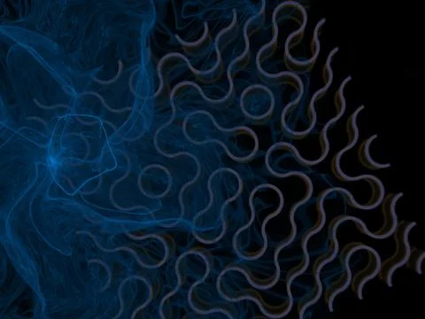 Imaginatory fractal background Image 스톡 일러스트