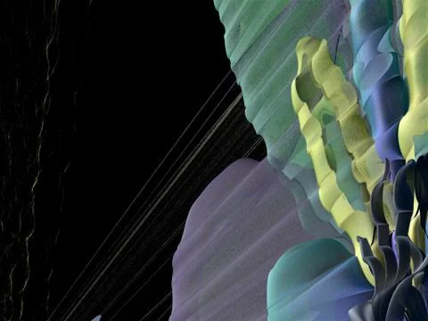 Imaginatory fractal background Image Stock Illustration