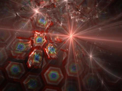 Imaginatory fractal background Image 스톡 일러스트