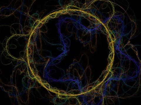 Imaginatory fractal background Image Illustrazione stock