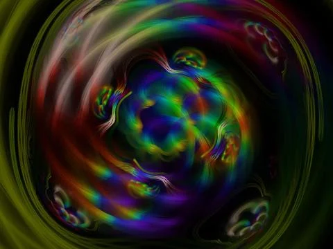 Imaginatory fractal background Image 스톡 일러스트