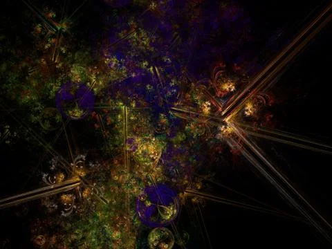 Imaginatory fractal background Image 스톡 일러스트
