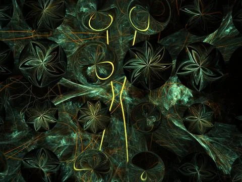 Imaginatory fractal background Image 스톡 일러스트