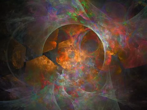 Imaginatory fractal background Image 스톡 일러스트