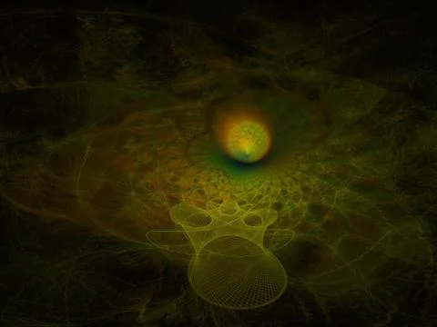 Imaginatory fractal background Image Stockillustratie