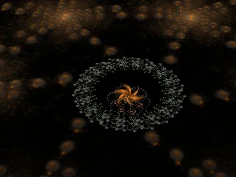 Imaginatory fractal background Image 스톡 일러스트