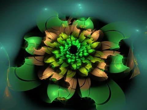 Imaginatory fractal background Image 스톡 일러스트