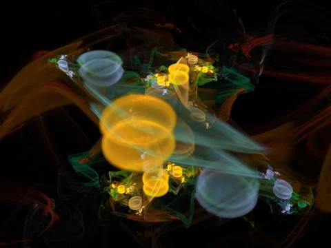 Imaginatory fractal background Image Illustrazione stock