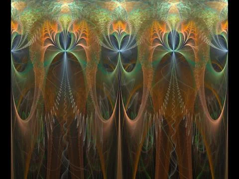 Imaginatory fractal background Image Stock Illustration