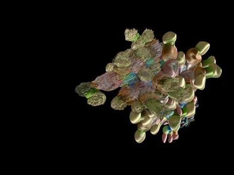 Imaginatory fractal background Image 스톡 일러스트