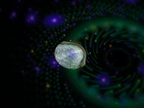 Imaginatory fractal background Image 스톡 일러스트
