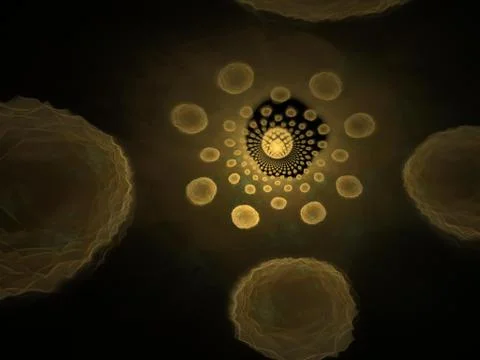 Imaginatory fractal background Image Illustrazione stock