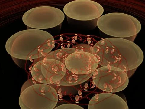 Imaginatory fractal background Image イラスト素材