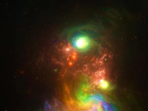Imaginatory fractal background Image 스톡 일러스트