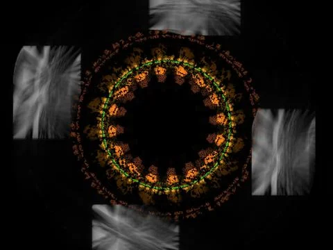 Imaginatory fractal background Image 스톡 일러스트