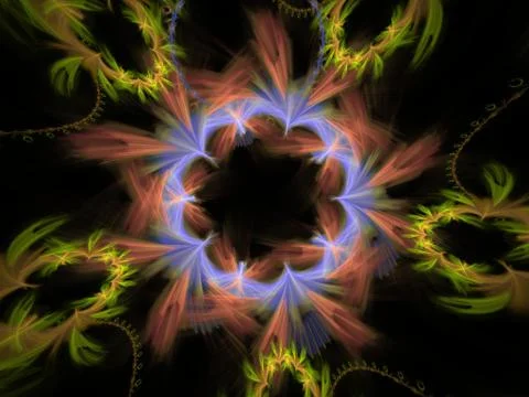 Imaginatory fractal background Image 스톡 일러스트