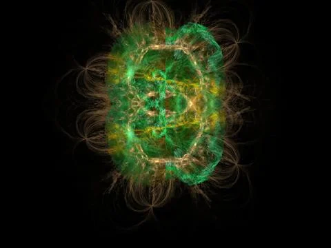 Imaginatory fractal background Image 스톡 일러스트
