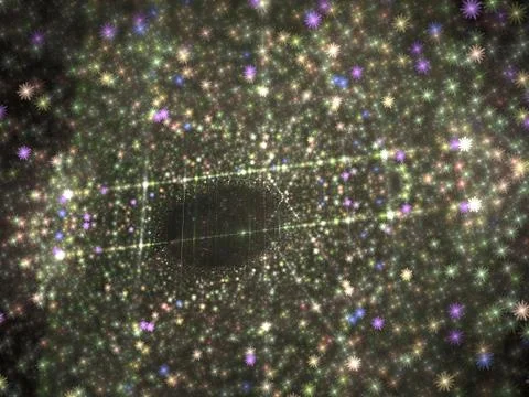 Imaginatory fractal background Image 스톡 일러스트