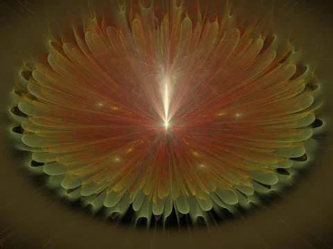 Imaginatory fractal background Image Stock Illustration