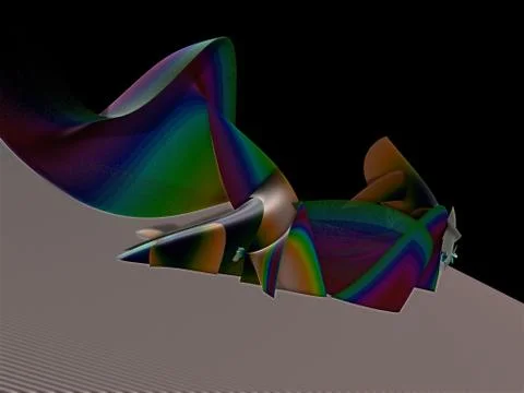 Imaginatory fractal background Image イラスト素材