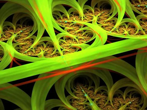 Imaginatory fractal background Image イラスト素材