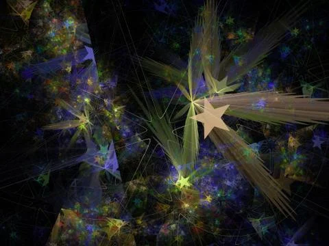 Imaginatory fractal background Image Illustrazione stock