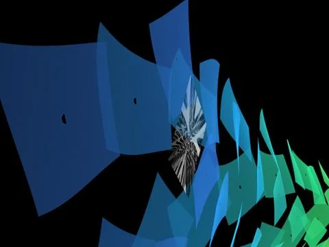 Imaginatory fractal background Image イラスト素材