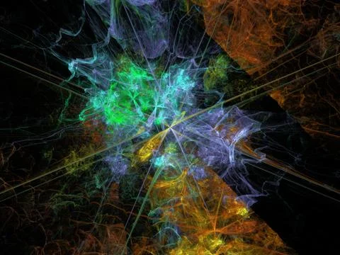Imaginatory fractal background Image Stock Illustration