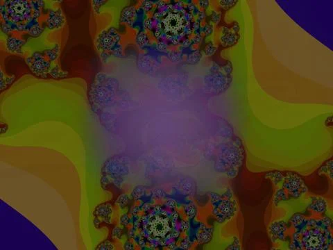 Imaginatory fractal background Image 스톡 일러스트