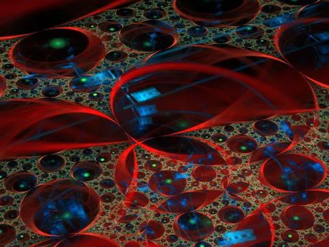 Imaginatory fractal background Image 스톡 일러스트