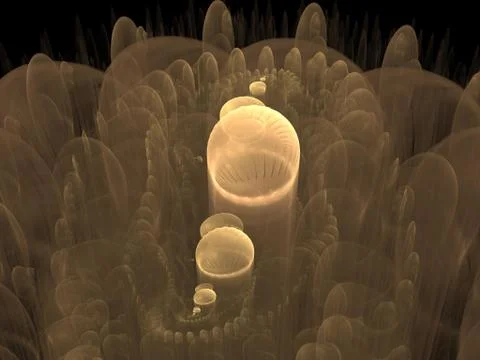 Imaginatory fractal background Image 스톡 일러스트