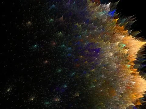 Imaginatory fractal background Image Illustrazione stock