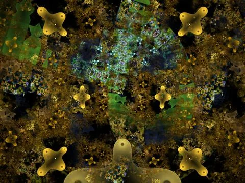 Imaginatory fractal background Image Illustrazione stock