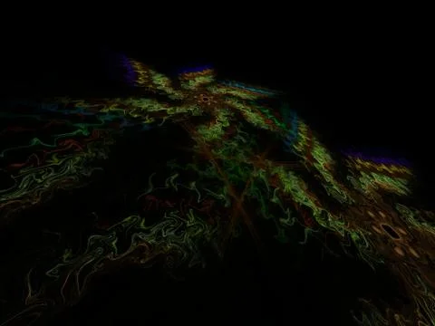 Imaginatory fractal background Image 스톡 일러스트